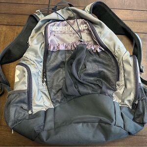 Under Armour Gray/Purple Several Pocket Backpack